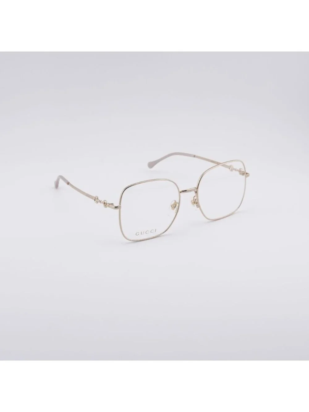 Gucci GG0883OA 001 Eyeglasses Gold 55mm Square Frame